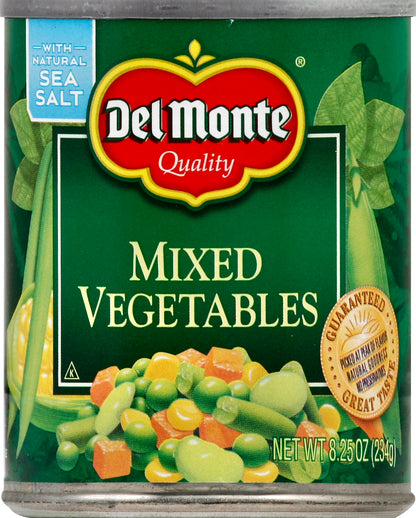Del Monte Mixed Vegetables 8.25 oz