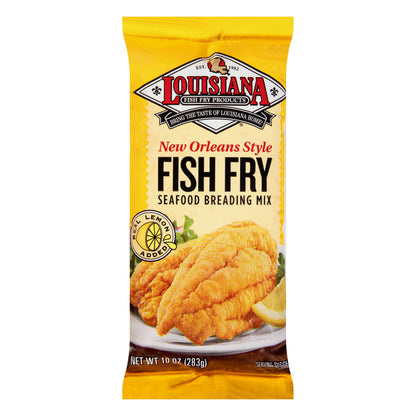 Louisiana Fish Fry Products New Orleans Style Fish Fry Seafood Breading Mix 10 oz