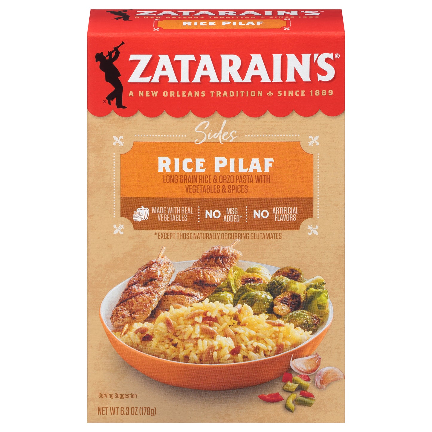 Zatarain's® Sides Rice Pilaf 6.3 oz. Box