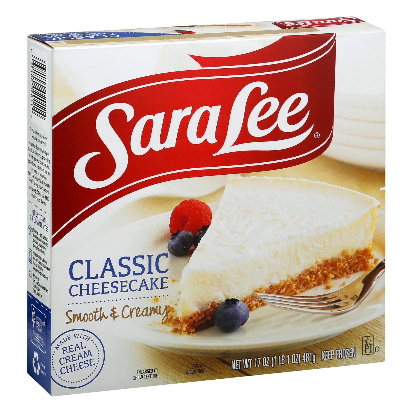 Sara Lee Classic Cheesecake 17 oz
