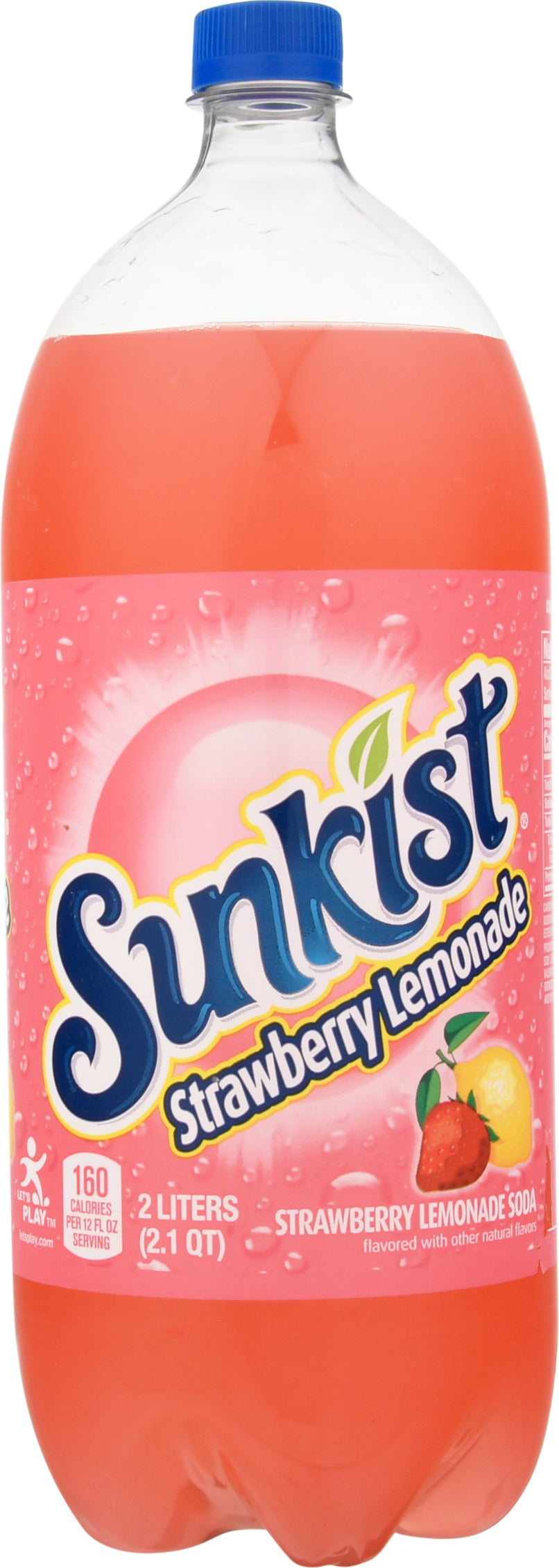 Sunkist Strawberry Lemonade Soda 2 lt