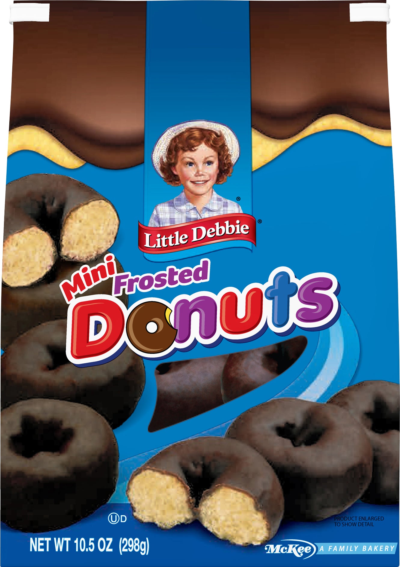 Snack Cakes, Little Debbie Family Pack Frosted Mini Donuts (bagged)