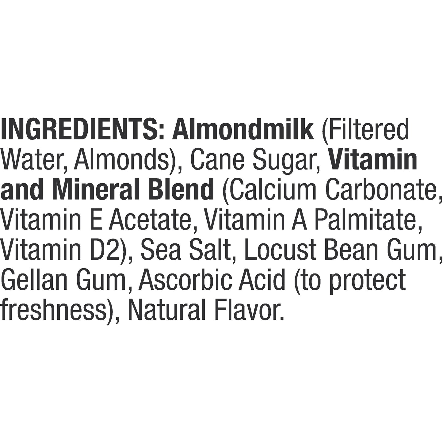 Silk Less Sugar Original Almondmilk, Half Gallon