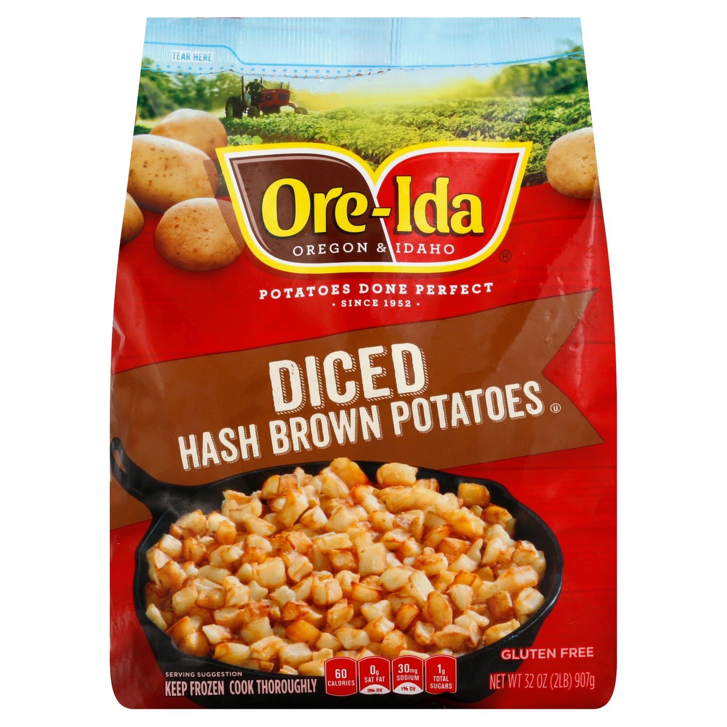 Ore Ida Hash Brown Potatoes 32 oz
