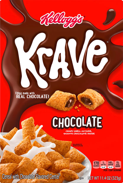 Krave Chocolate Cereal 11.4 oz