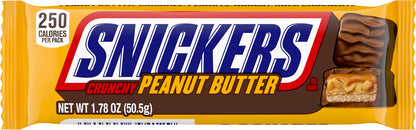 SNICKERS Peanut Butter Squared Singles Size Chocolate Candy Bars 1.78-Ounce Bar