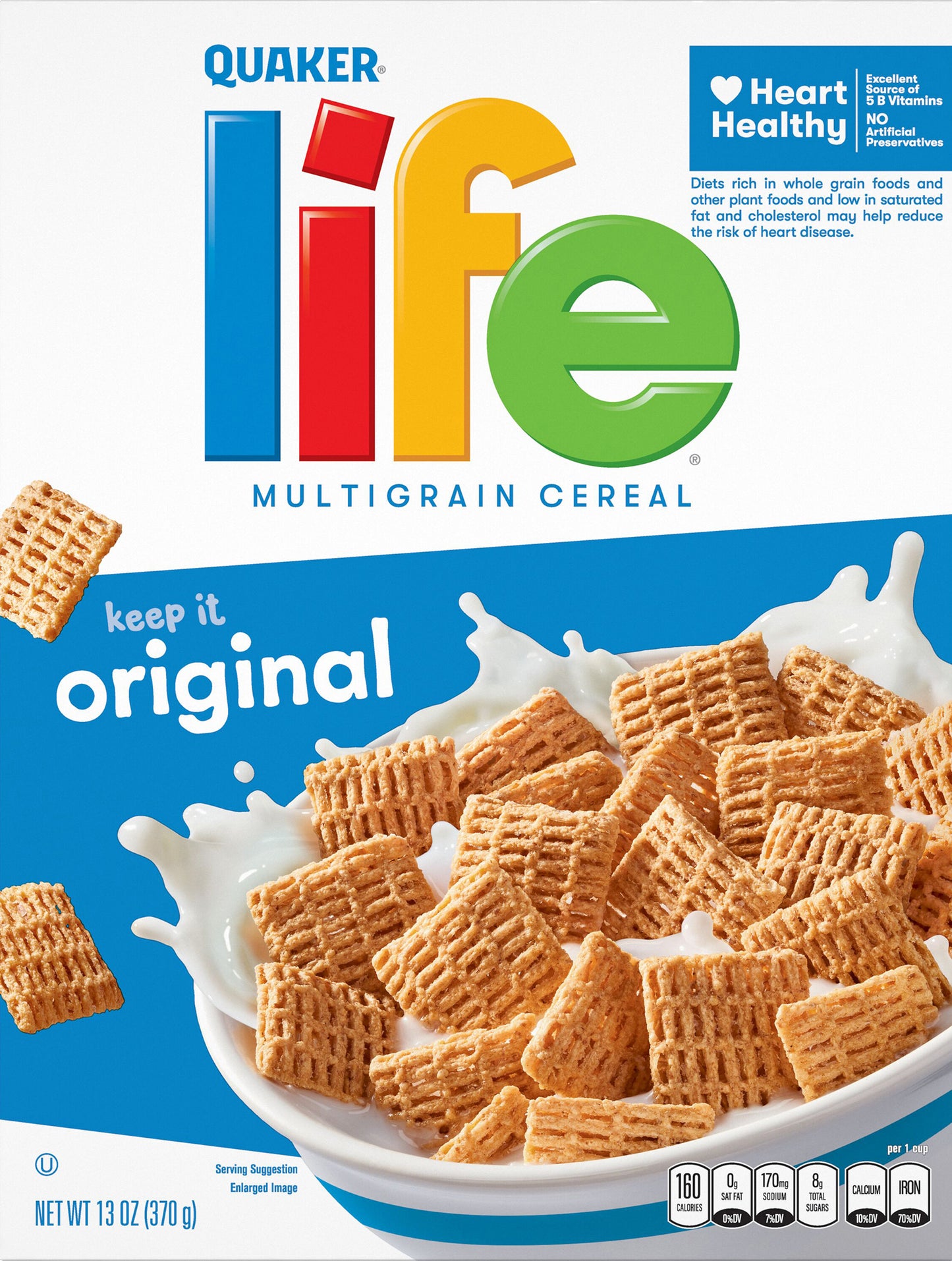 Quaker Life Multigrain Cereal Original 13 Oz