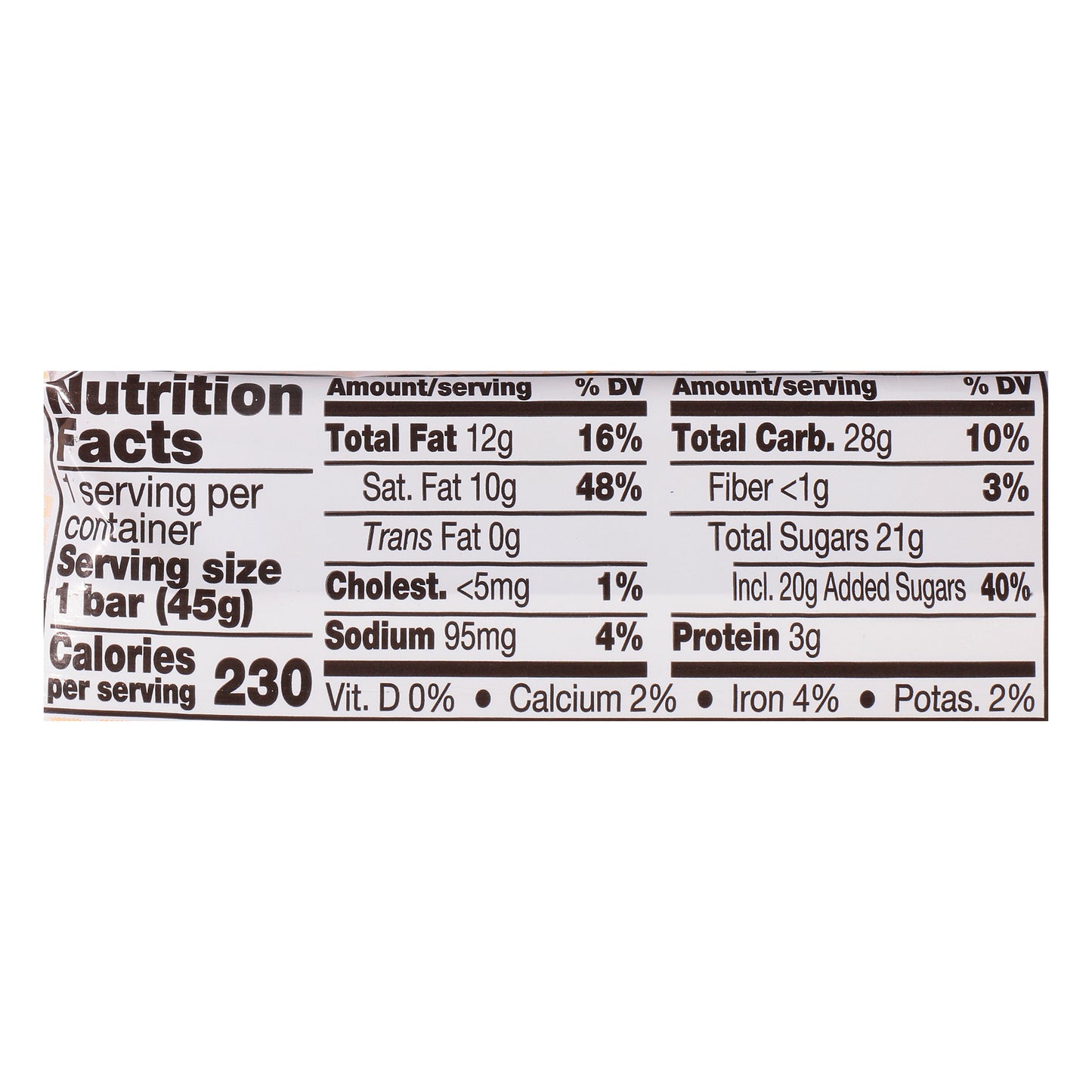Whatchamacallit Candy Bar 1.6 oz