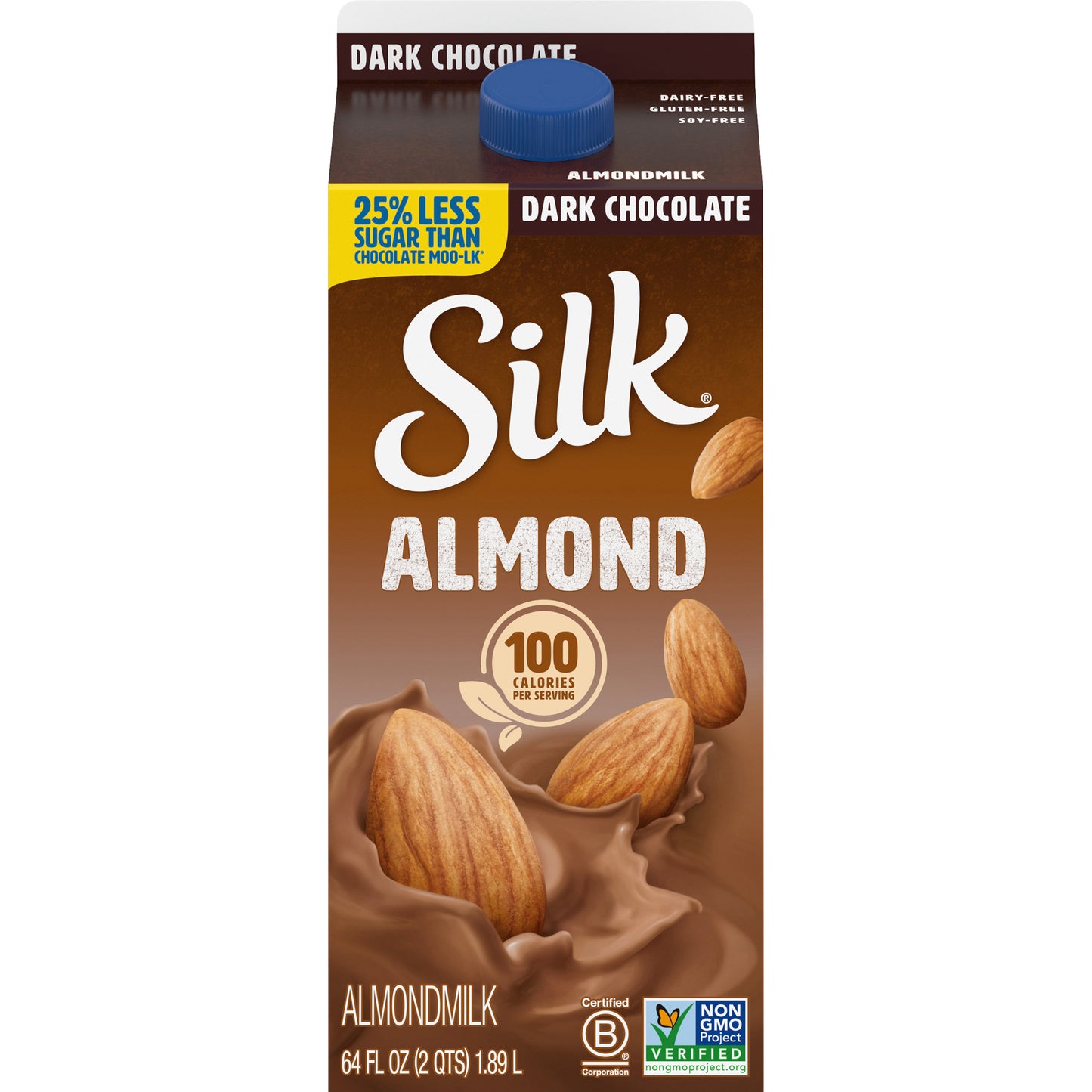 Silk Dark Chocolate Almondmilk, Half Gallon