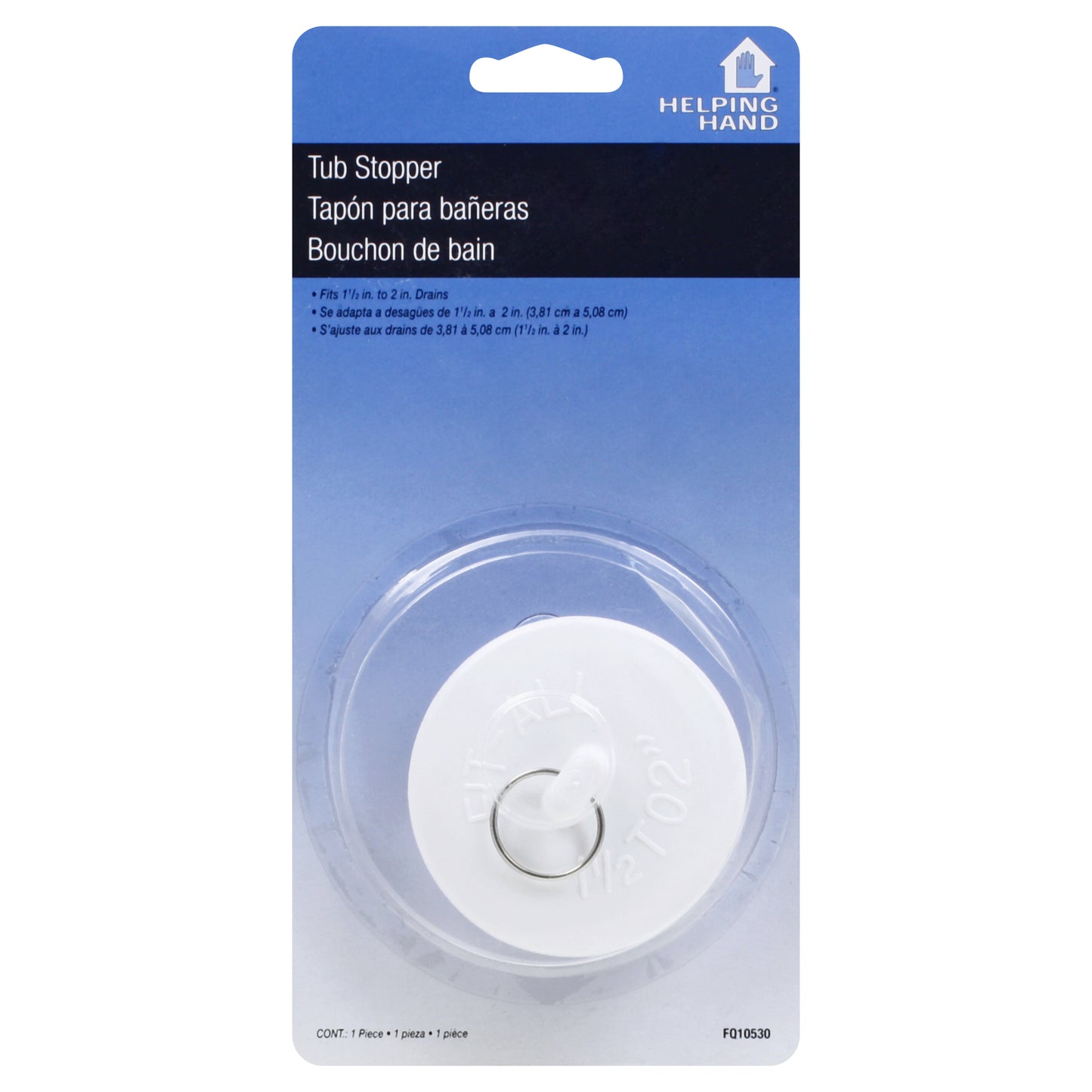 Helping Hand Tub Stopper 1 ea