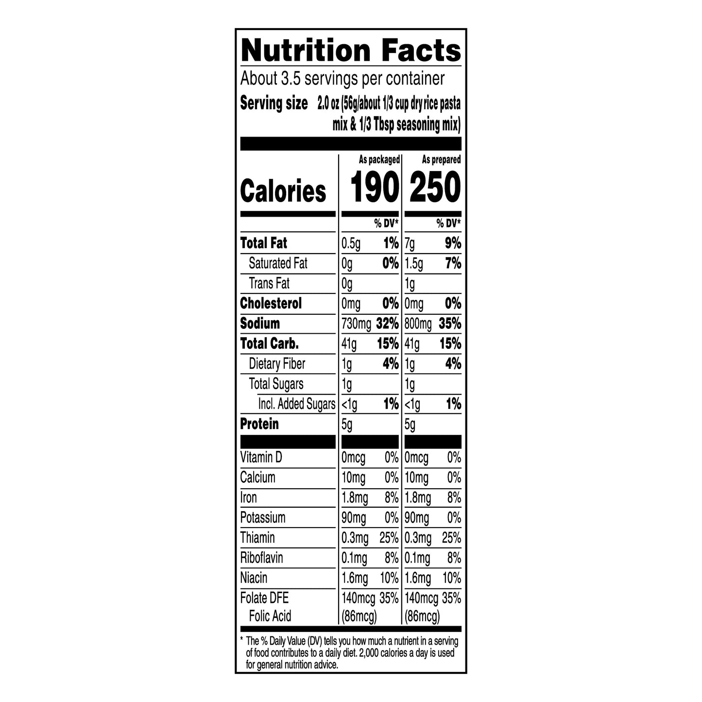 Rice A Roni Chicken Flavor Food Mix 6.9 oz