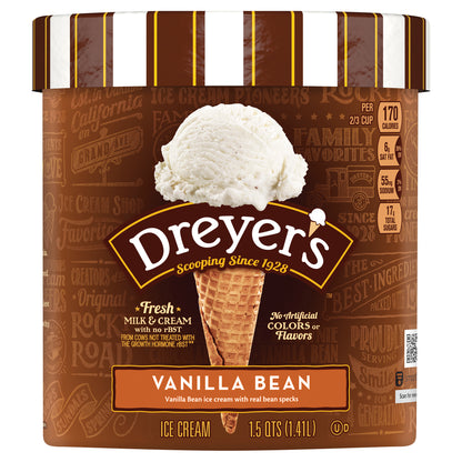 Edy's Vanilla Bean Ice Cream 1.5 qt