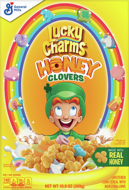 Lucky Charms Clovers Honey Corn Cereal 10.9 oz