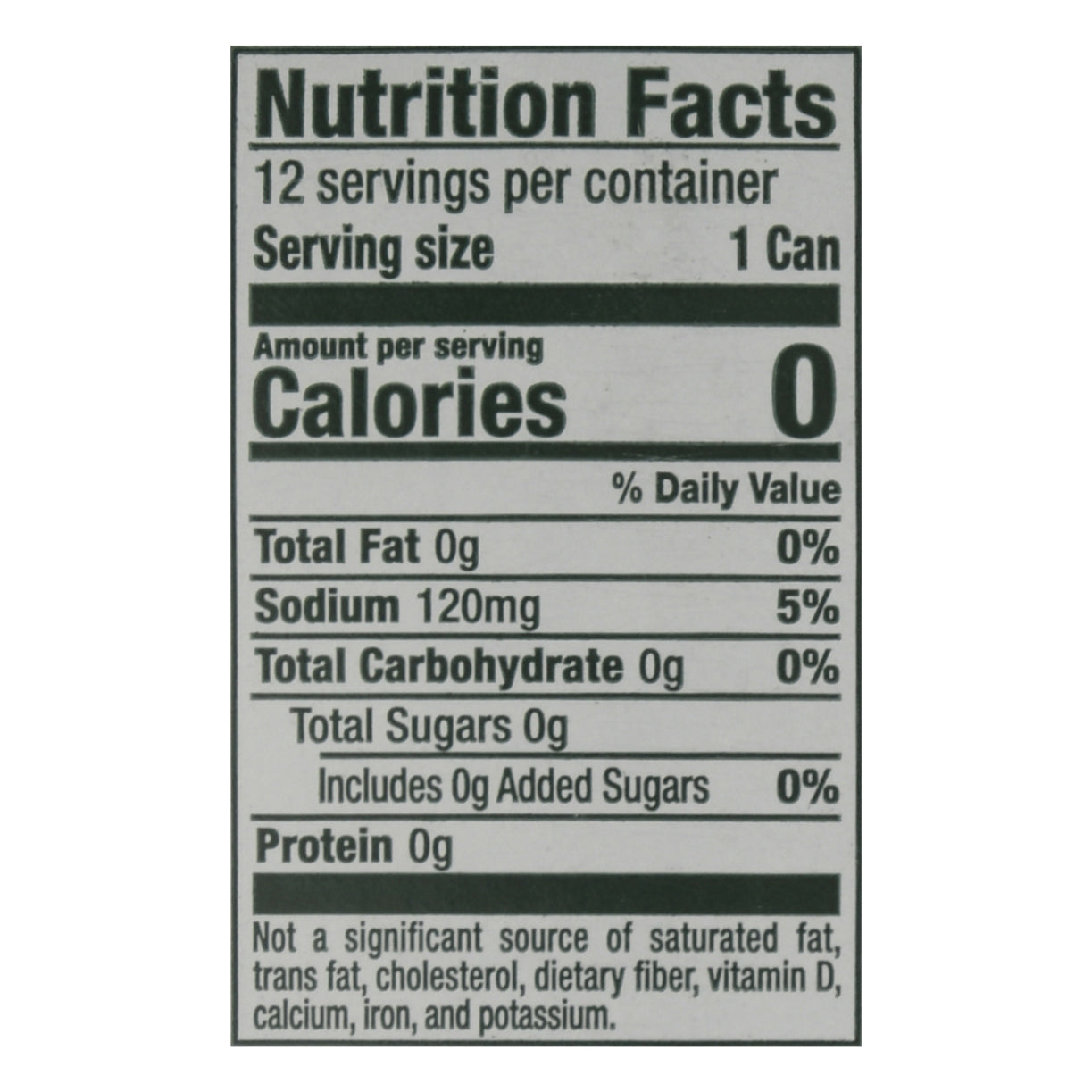 Canada Dry Zero Sugar 12 Pack Ginger Ale 12 ea