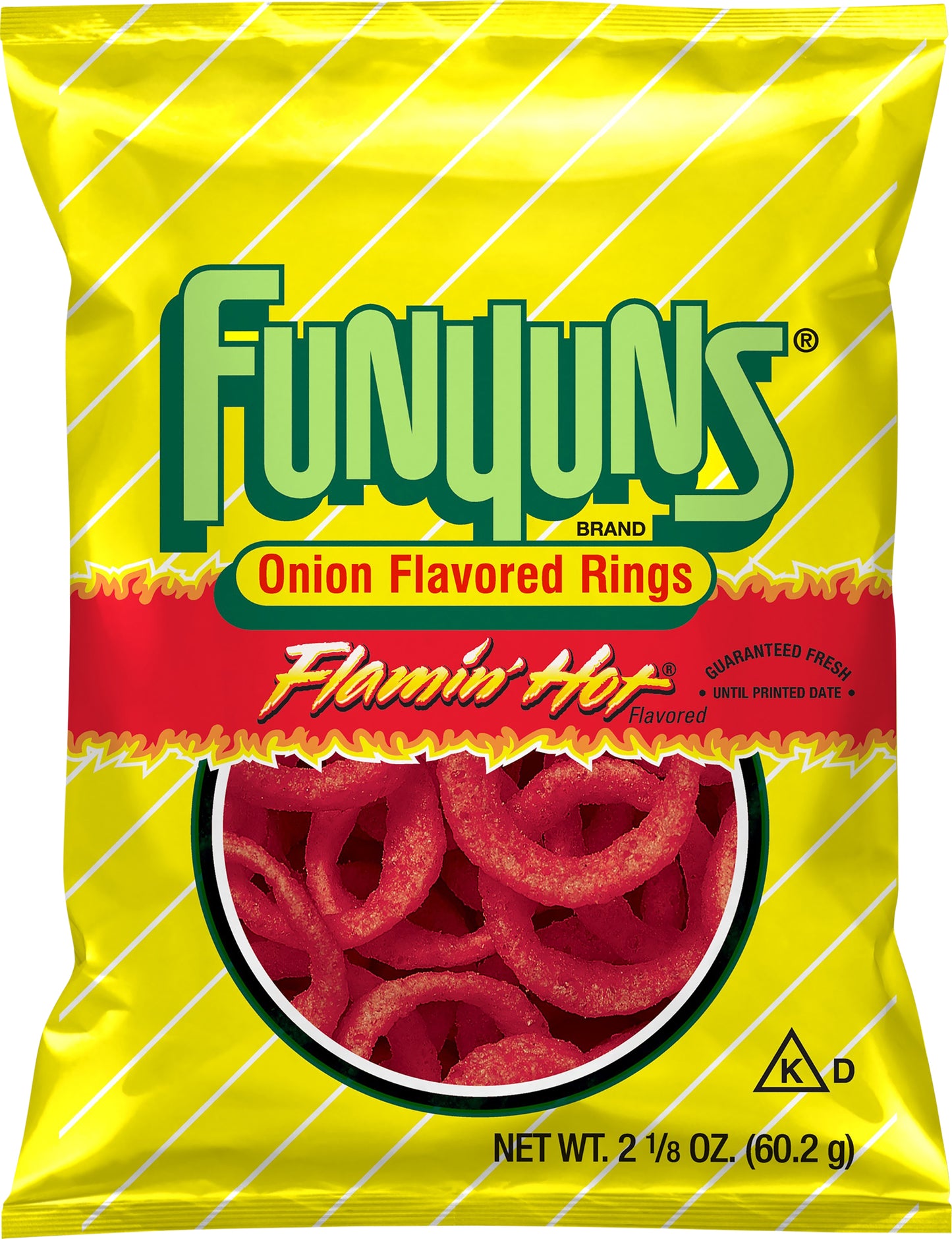 Funyuns Flamin' Hot Flavored Onion Flavored Rings 2.125 oz