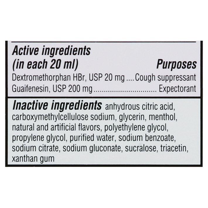 Robitussin Adult Sugar-Free Cough+Chest Congestion DM 4 oz