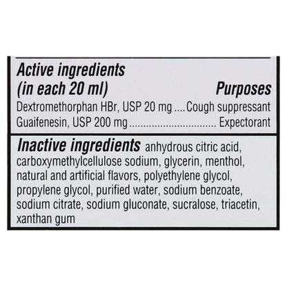 Robitussin Adult Sugar-Free Cough+Chest Congestion DM 4 oz