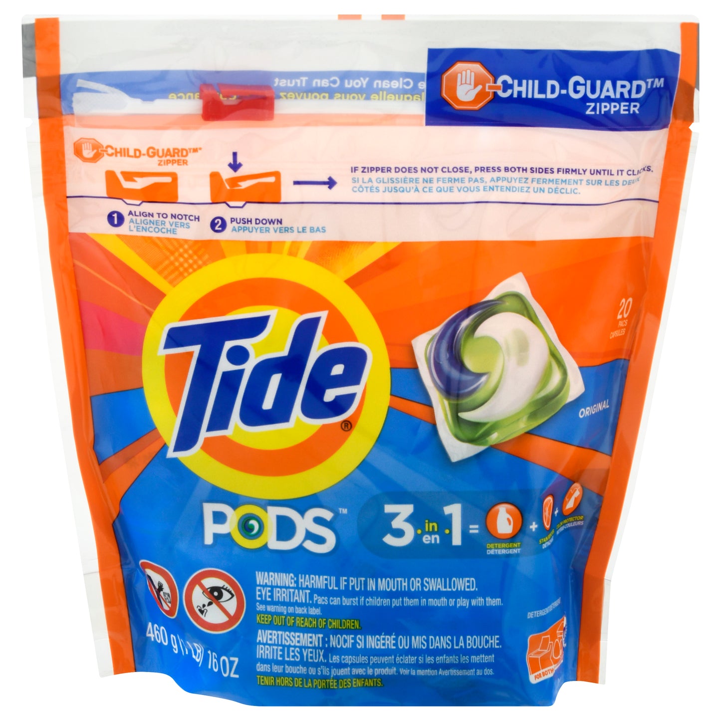 Tide Pacs Original Detergent 20 ea