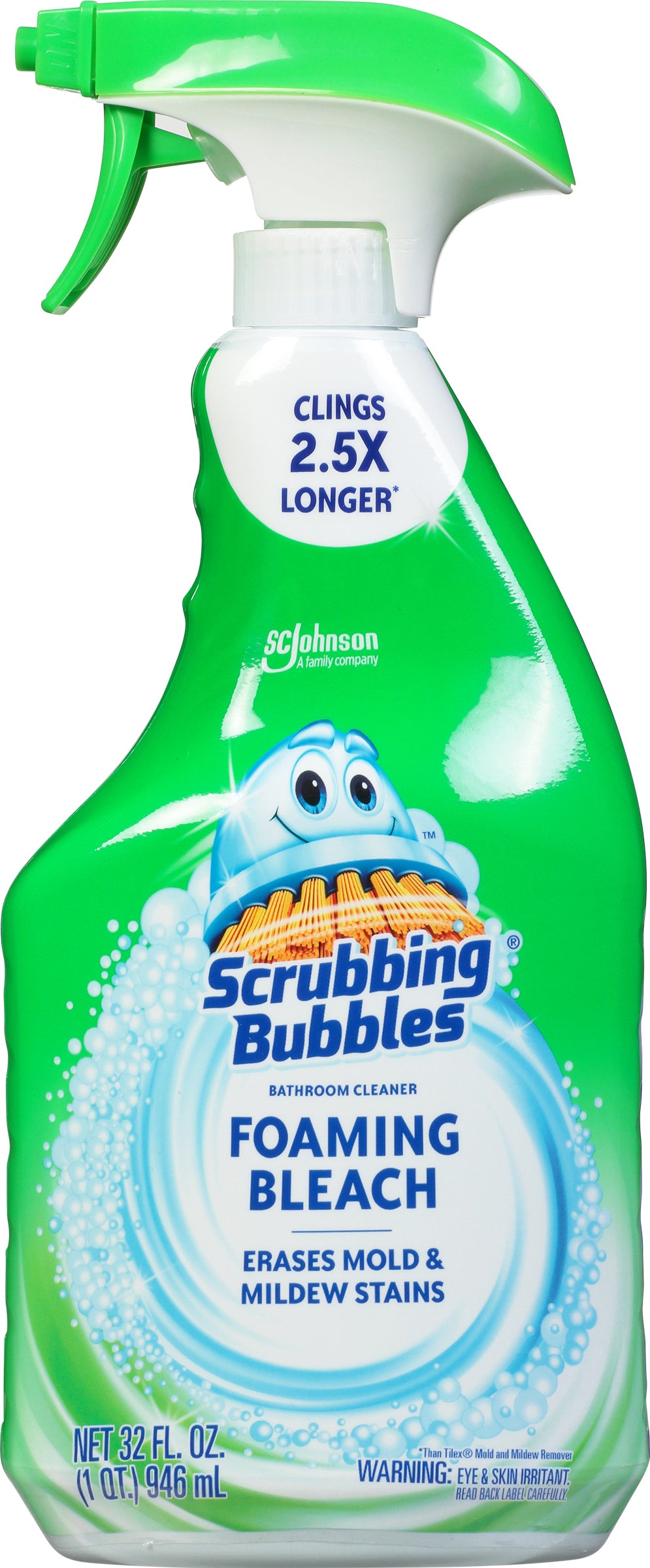 Scrubbing Bubbles Foaming Bleach Bathroom Cleaner 32 fl oz Bottle