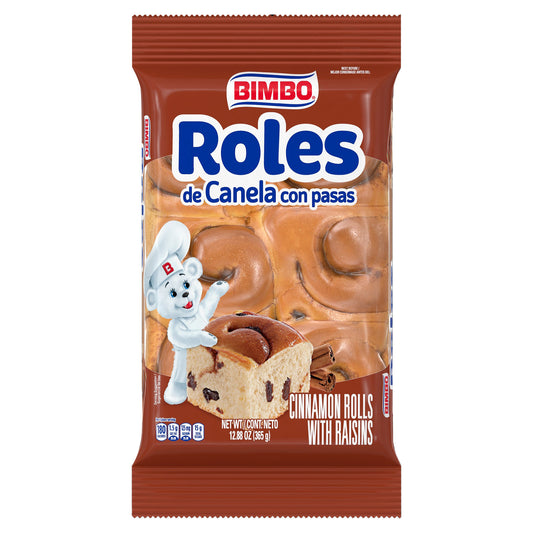 Bimbo Roles De Canela (Cinnaomon Rolls) 6 Ct 12.88 Oz-