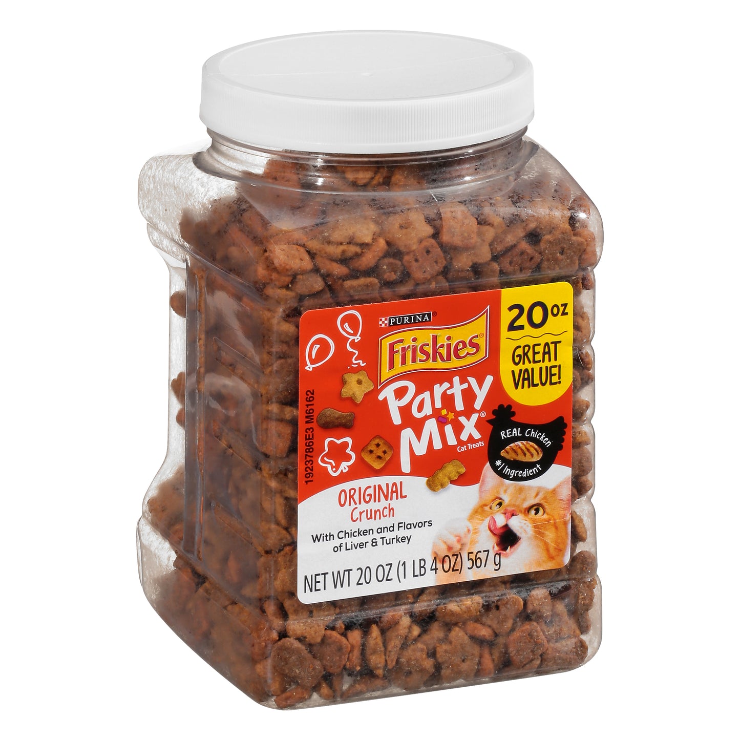 Friskies Party Mix Original Crunch Cat Treats 20 oz