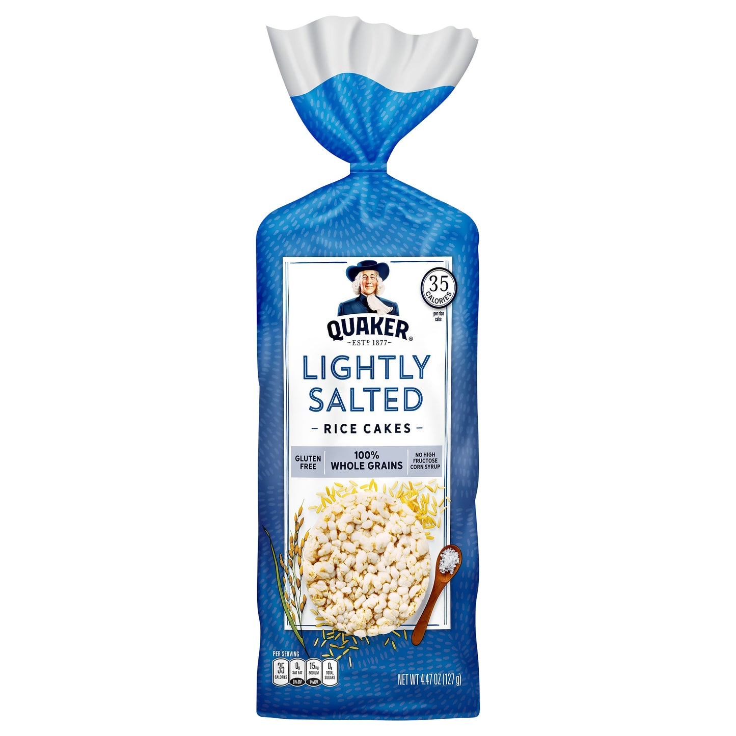 Quaker Rice Cakes Lightly Salted 4.47 Oz