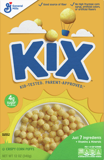 Kix Crispy Corn Puffs 12 oz