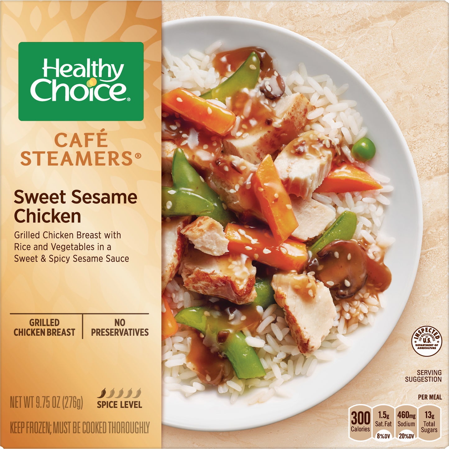 Healthy Choice Cafe Steamers Sweet Sesame Chicken 9.75 oz
