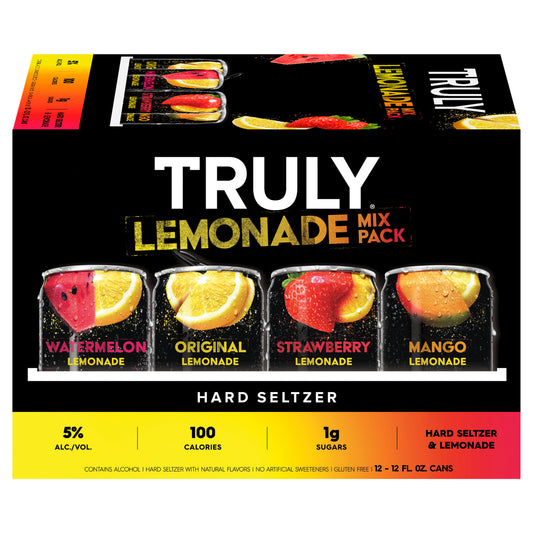 Truly Mix Pack Lemonade Hard Seltzer 12 Cans 12 fl oz Can 12 ea