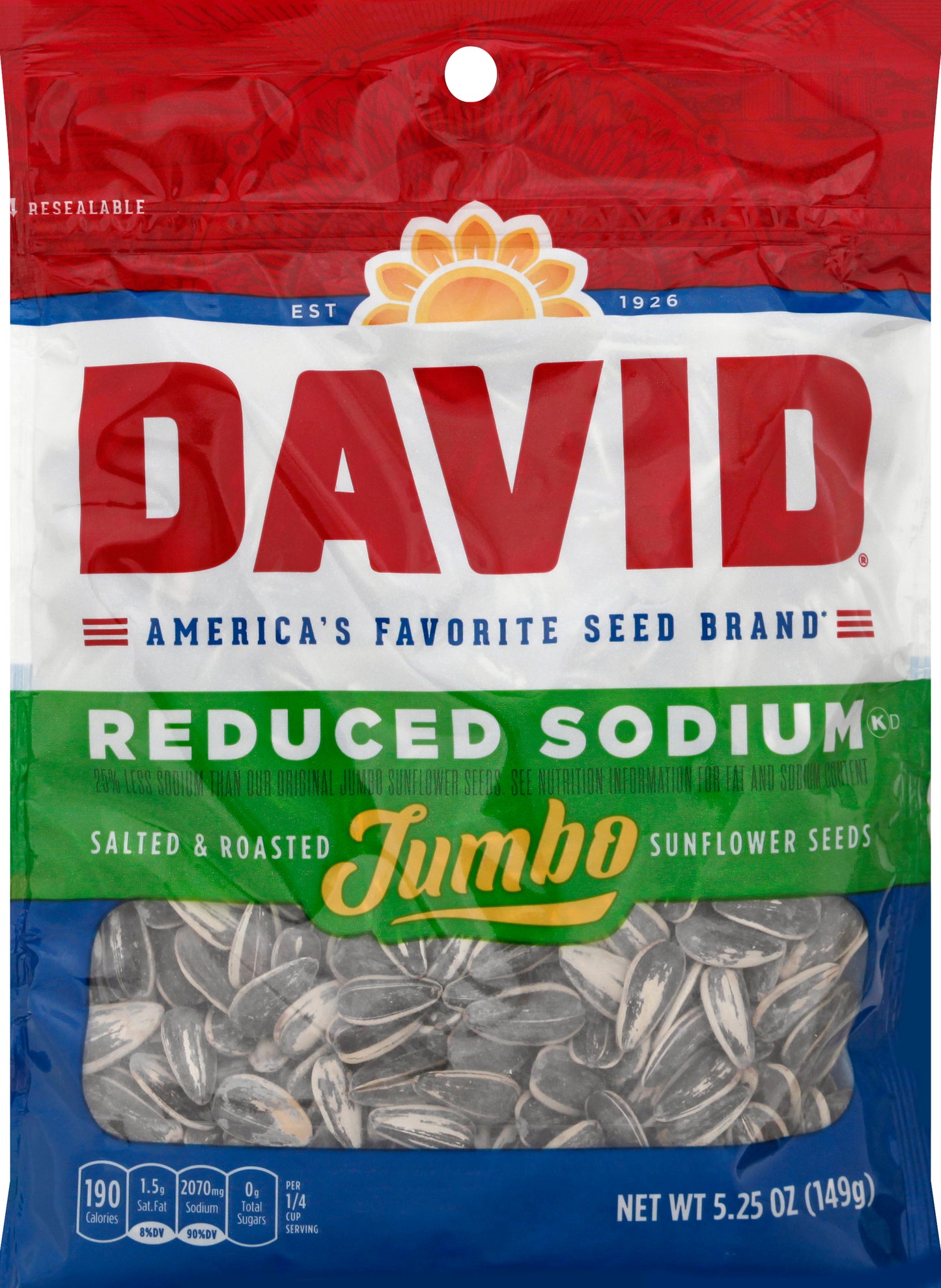 David Sunflower Seeds 5.25 oz