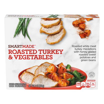 SmartMade Roasted Turkey & Vegetables, Frozen Meal, 9 oz Box