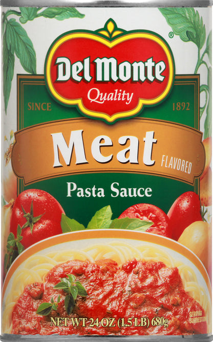 Del Monte Meat Flavored Pasta Sauce 24 oz