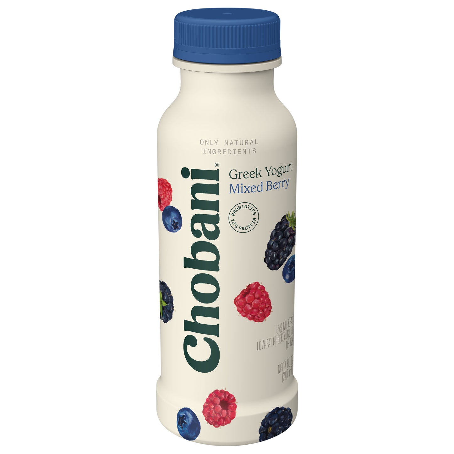 Chobani Low-Fat Greek Mixed Berry Yogurt Drink 7 fl oz