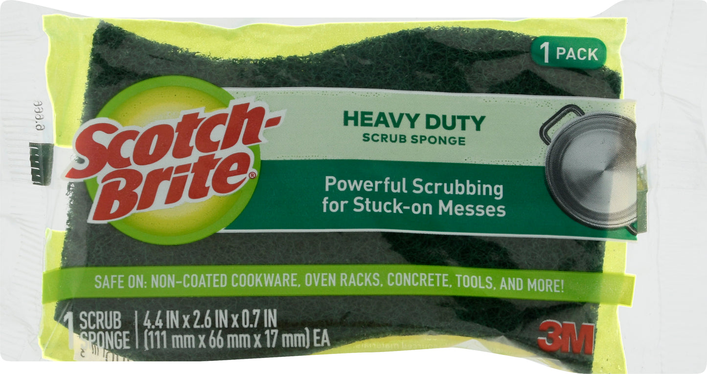 Scotch Brite 1 Pack Heavy Duty Scrub Sponge 1 ea