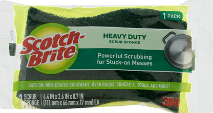 Scotch Brite 1 Pack Heavy Duty Scrub Sponge 1 ea