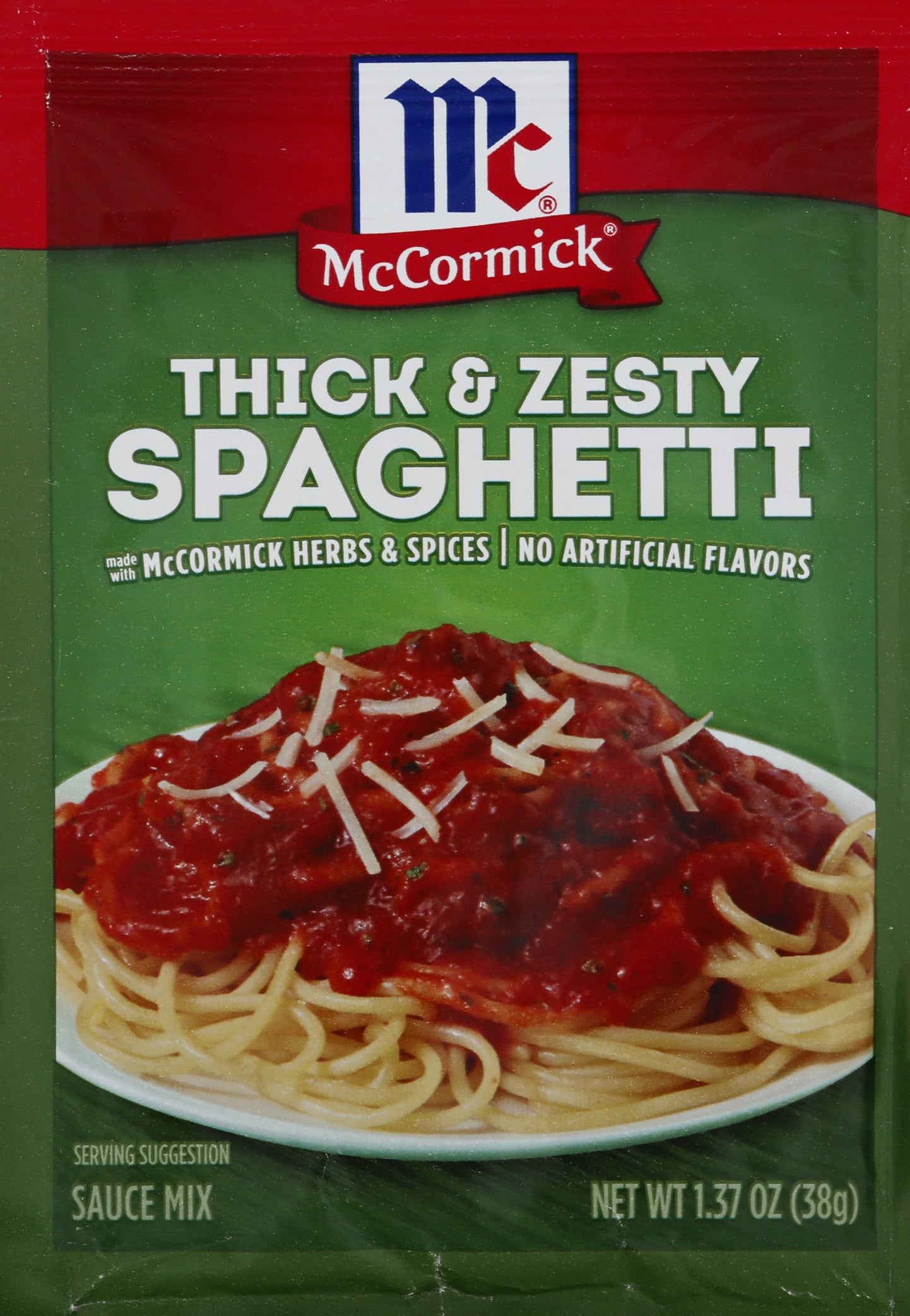 McCormick Thick & Zesty Spaghetti Sauce Mix 1.37 oz