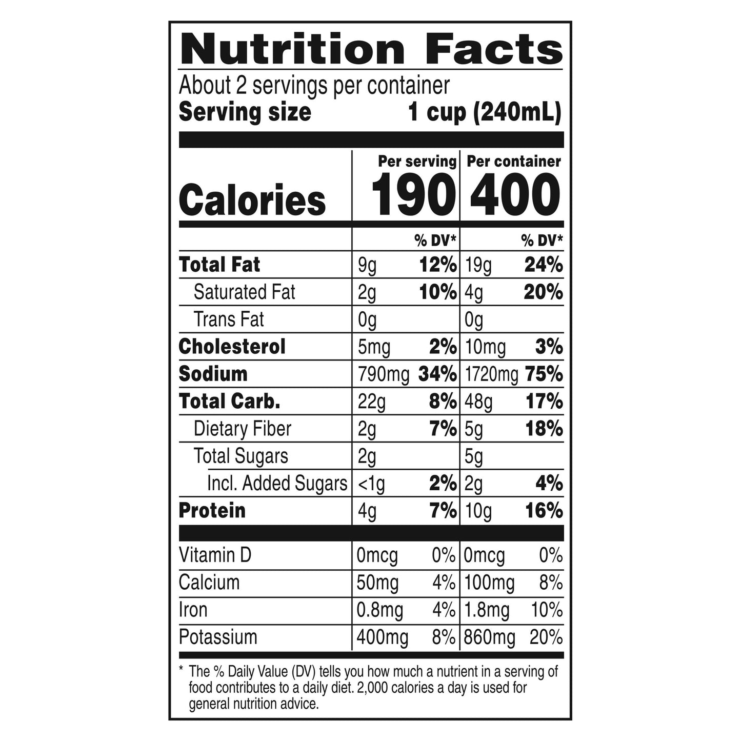 Campbell's Chunky Baked Potato with Cheddar & Bacon Bits Soup 18.8 oz