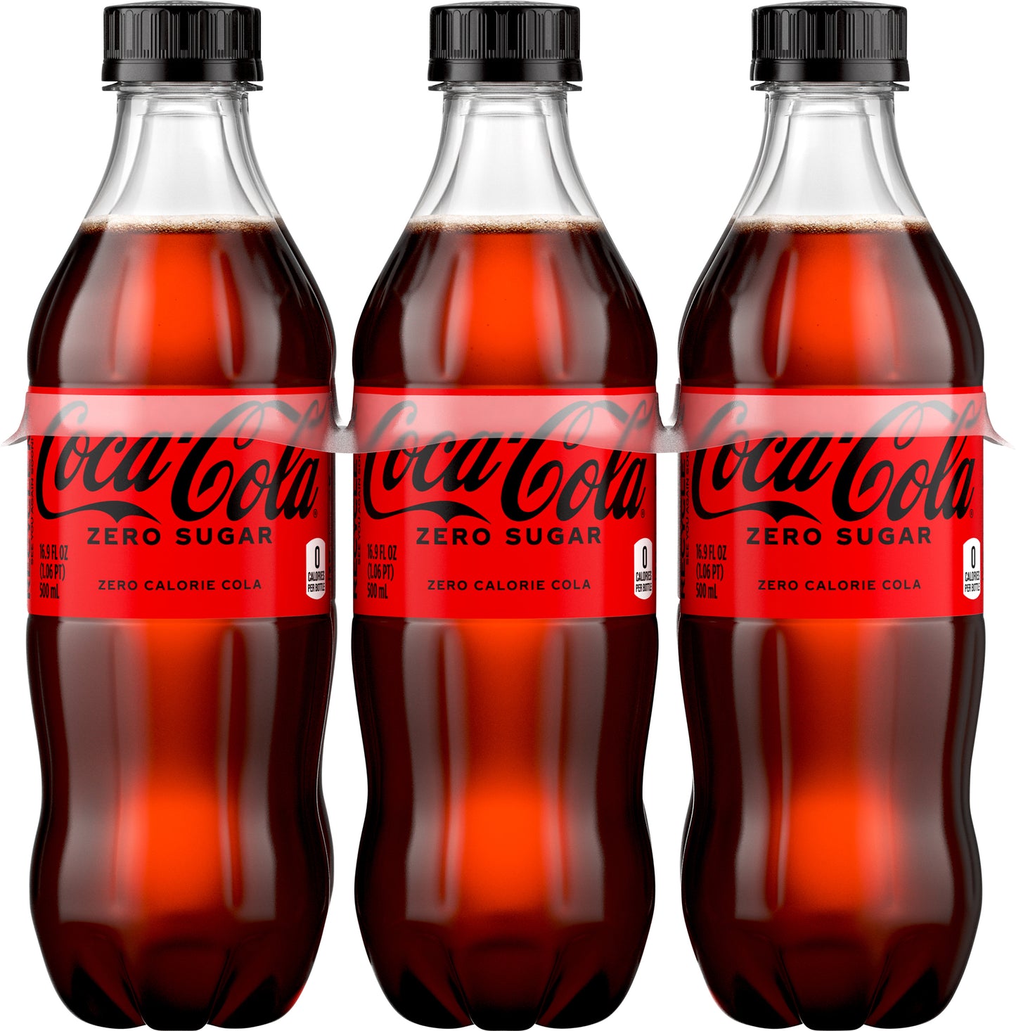 Coca-Cola 6 Pack Zero Sugar Soda 6 - 16.9 fl oz Bottles