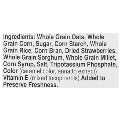 Cheerios Large Size Multi Grain Cereal with Real Strawberries 11.5 oz