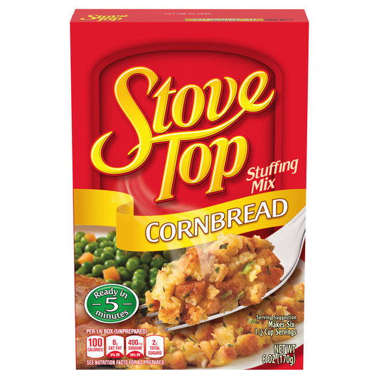 Kraft Stove Top Cornbread Stuffing Mix 6 oz. Box