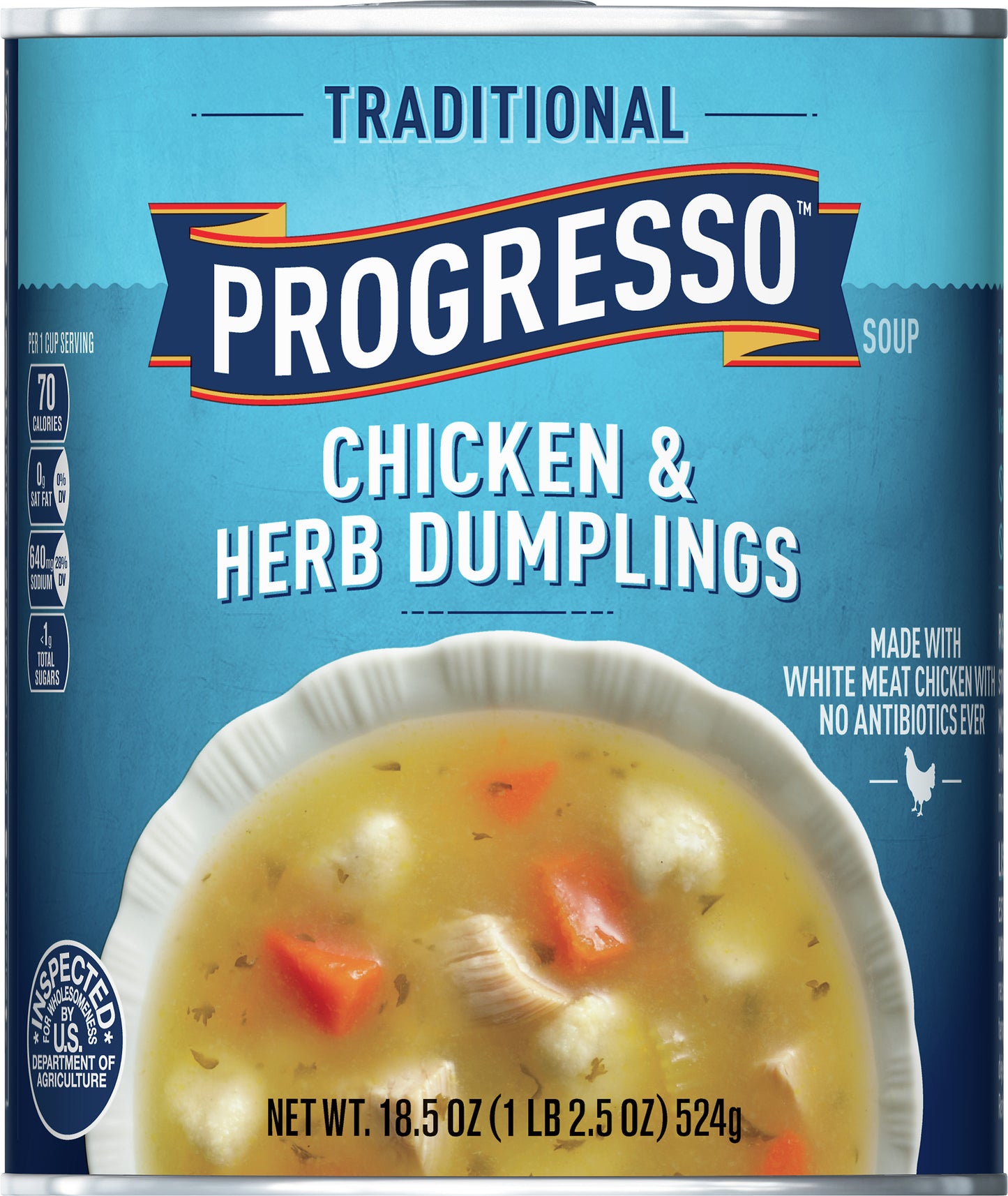 Progresso Traditional Chicken & Herb Dumplings Soup 18.5 oz