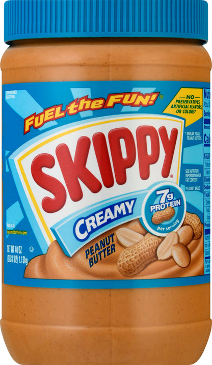 Skippy Creamy Peanut Butter 40 oz