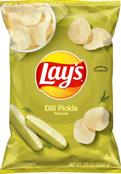Lay's Dill Pickle Flavored Potato Chips 7.75 oz