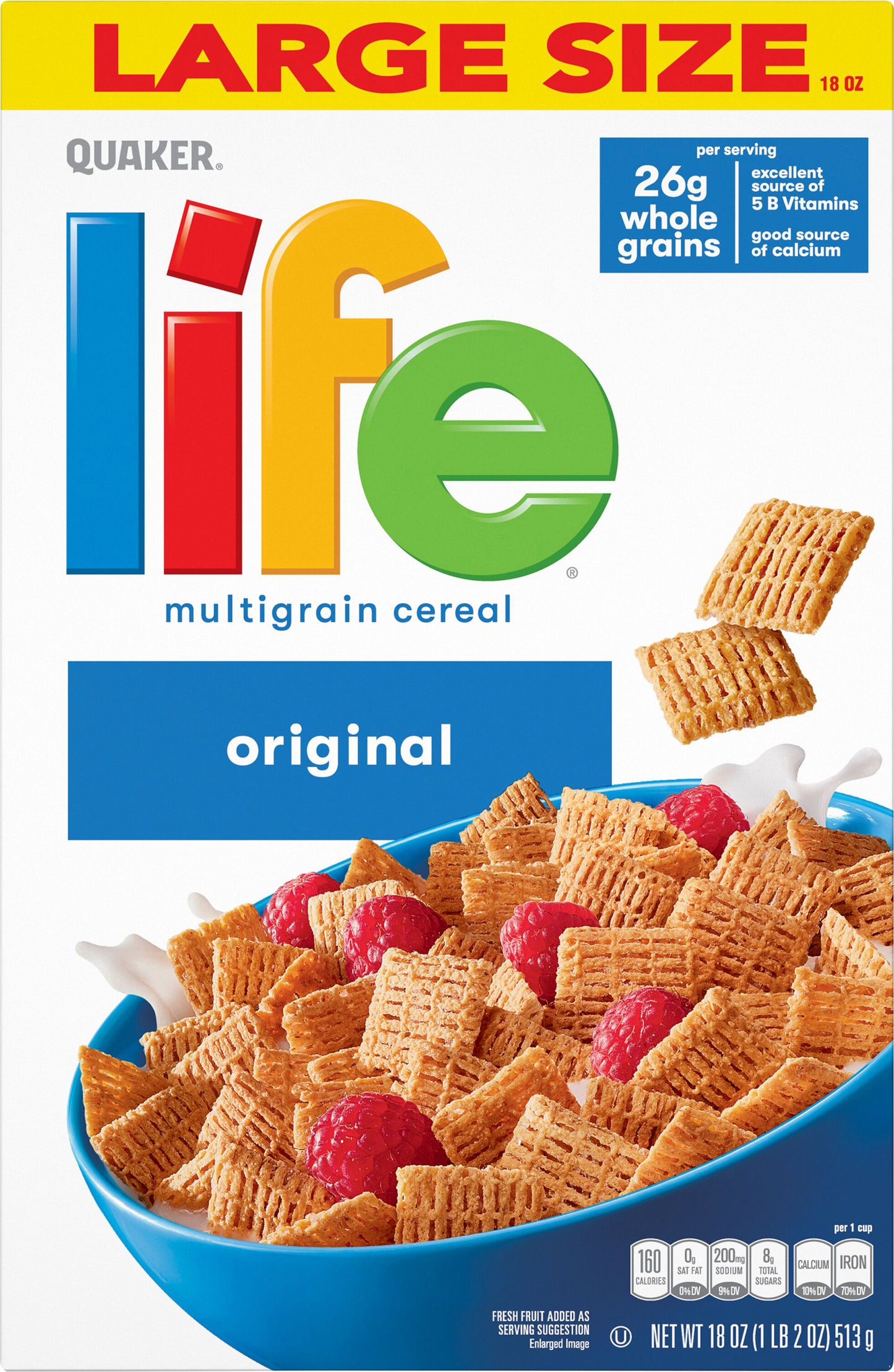 Quaker Life Multigrain Cereal Original 18 Oz