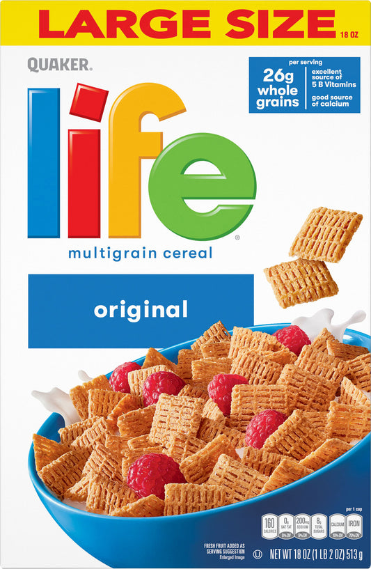 Quaker Life Multigrain Cereal Original 18 Oz
