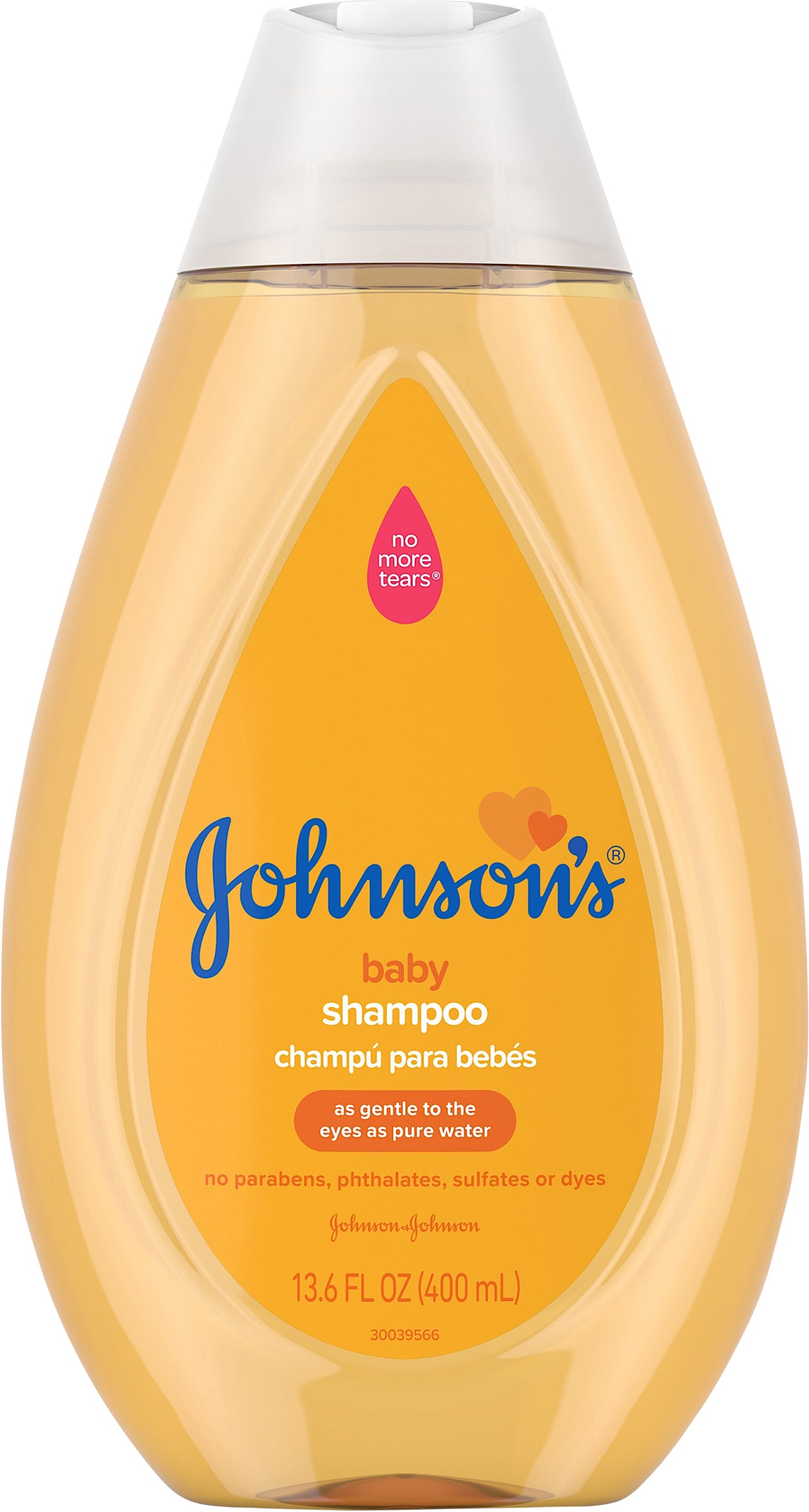 Johnson's Baby Shampoo, Tear-Free with Gentle Formula, 13.6 fl. oz