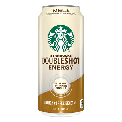 Starbucks DoubleShot Energy Vanilla Coffee Beverage 15 oz