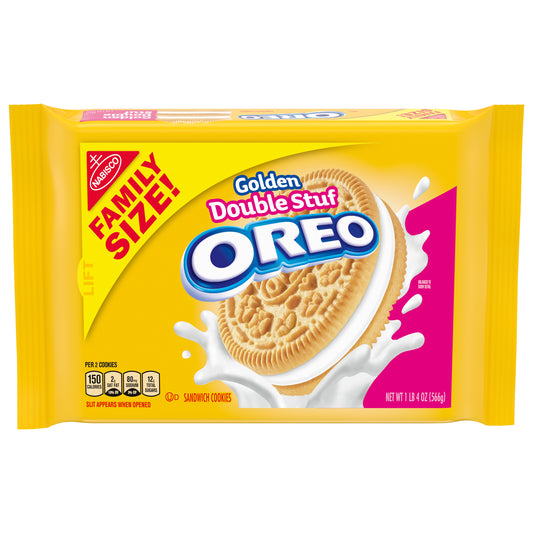 MONDELEZ CANADA INC (SNACKS) OREO FILM - OREO - GLDN DOUBLE STUF FAM SZE- 20Z - 044000044701 - BE-H2