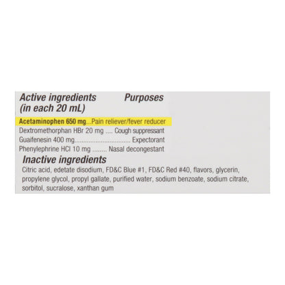 Tukol Max Action Max Strength Cold, Sore Throat & Cough 6 oz