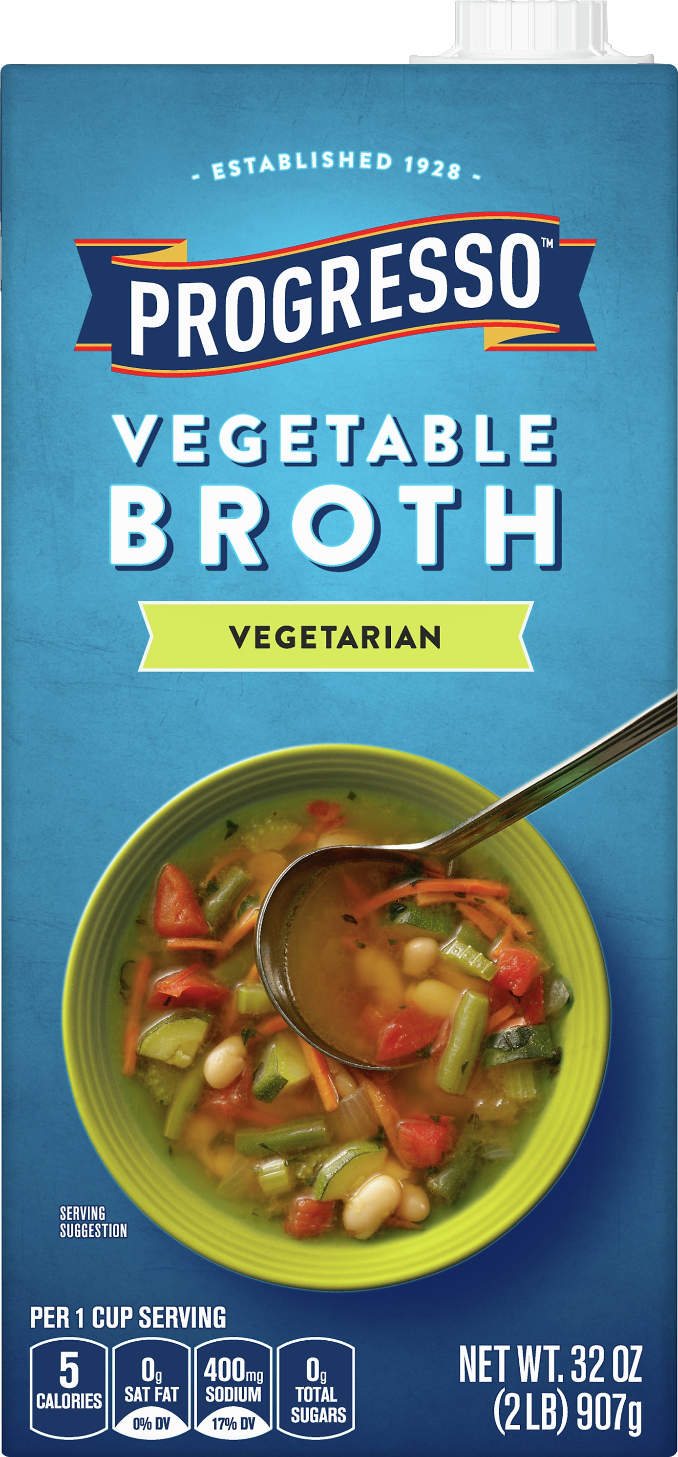 Progresso Vegetarian Vegetable Broth 32 oz